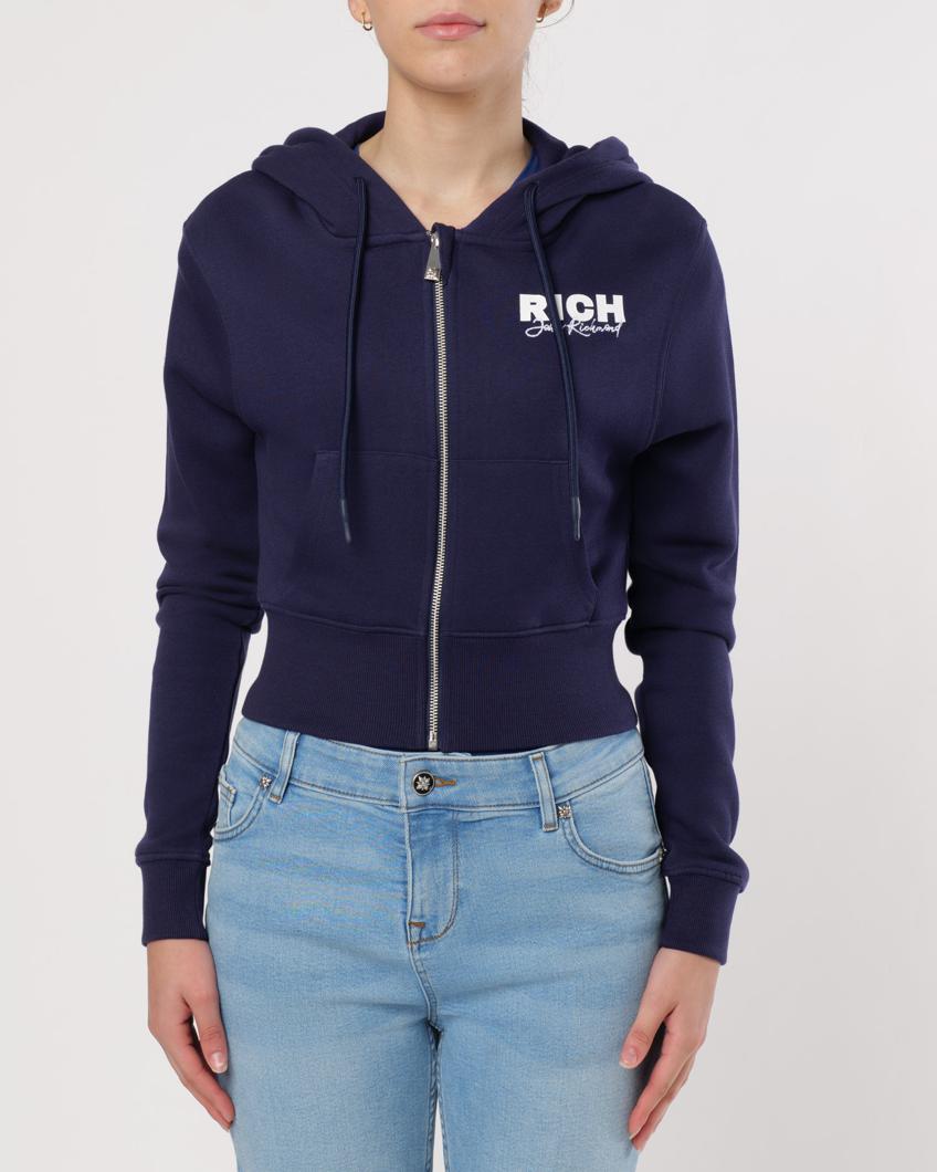 SWEATSHIRT - BLACK/O-WH