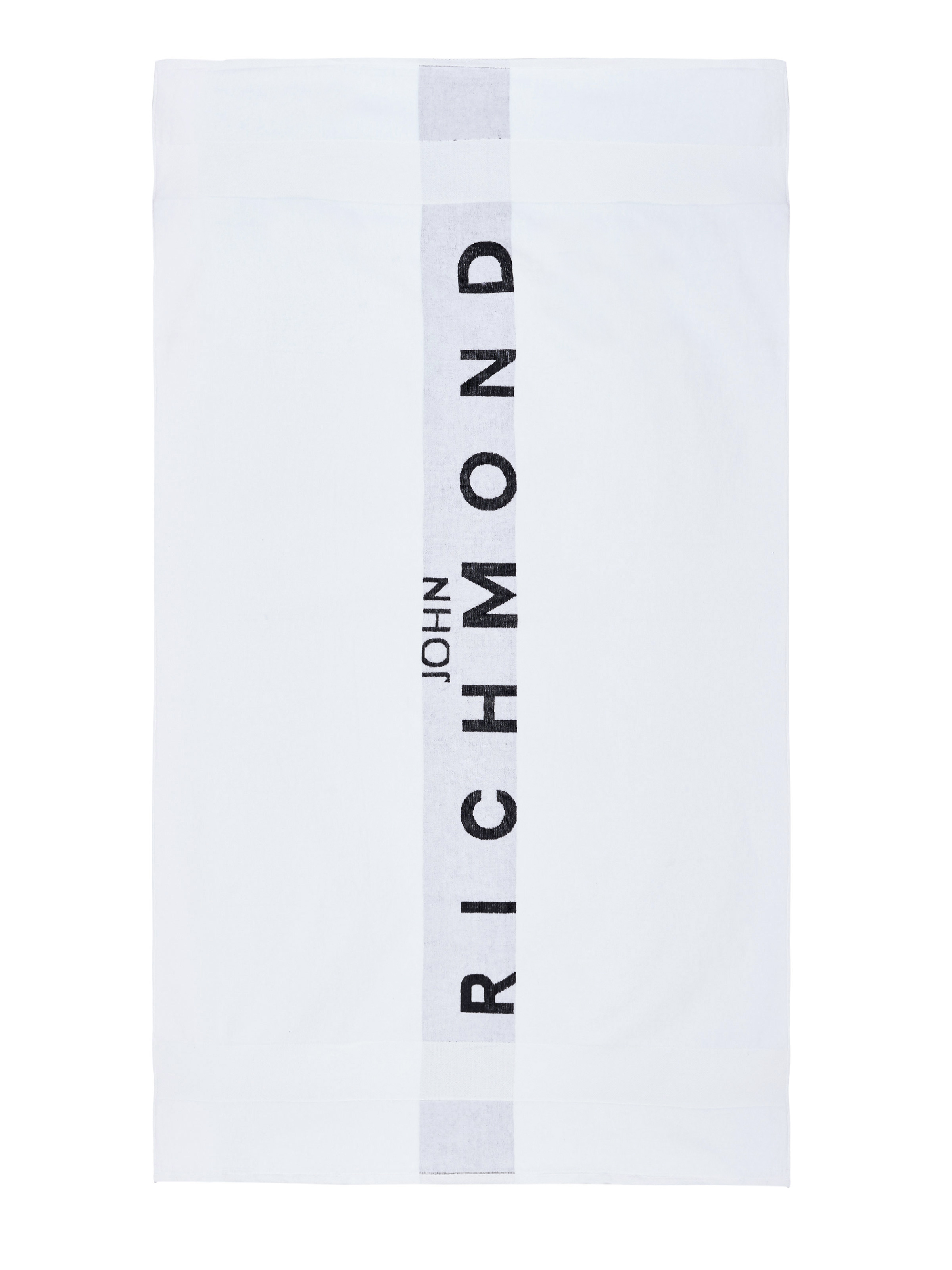 BEACH TOWEL - WHITE/BLACK
