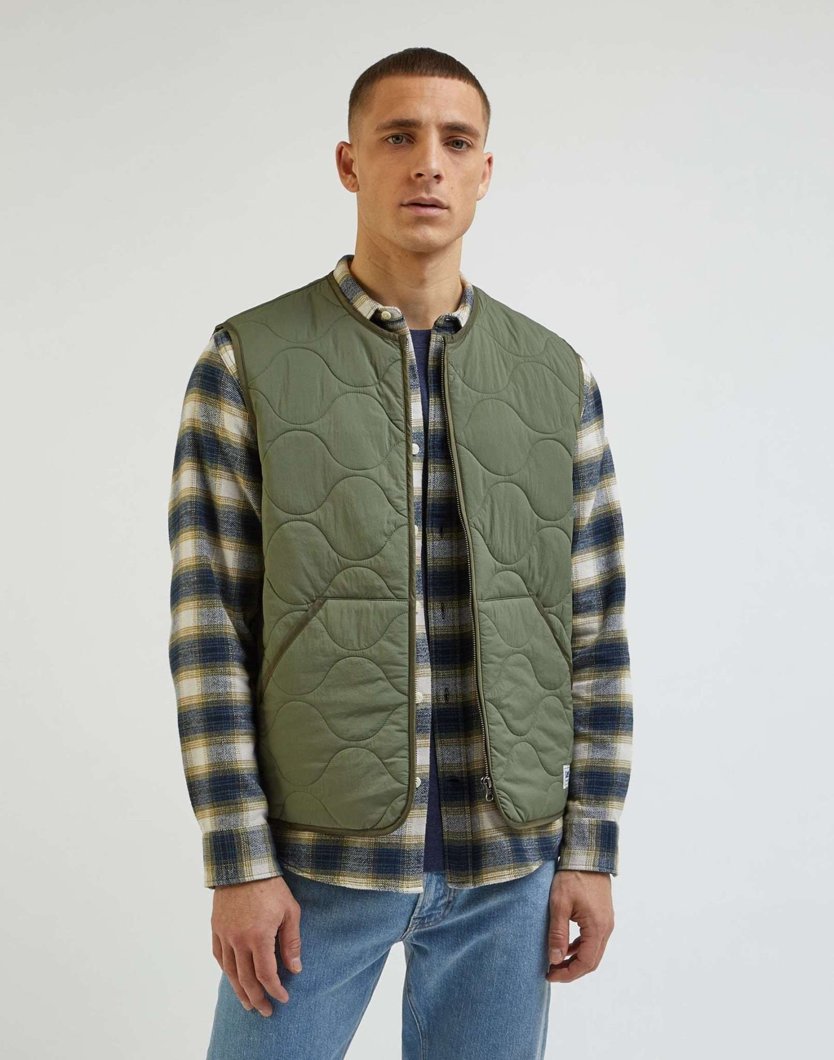 DOWN VEST - OLIVE GROVE