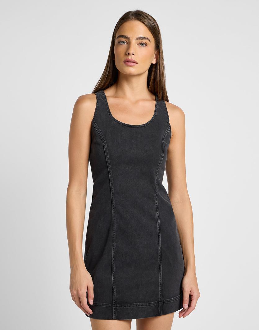 JEANS DRESS - BLACK AVERY