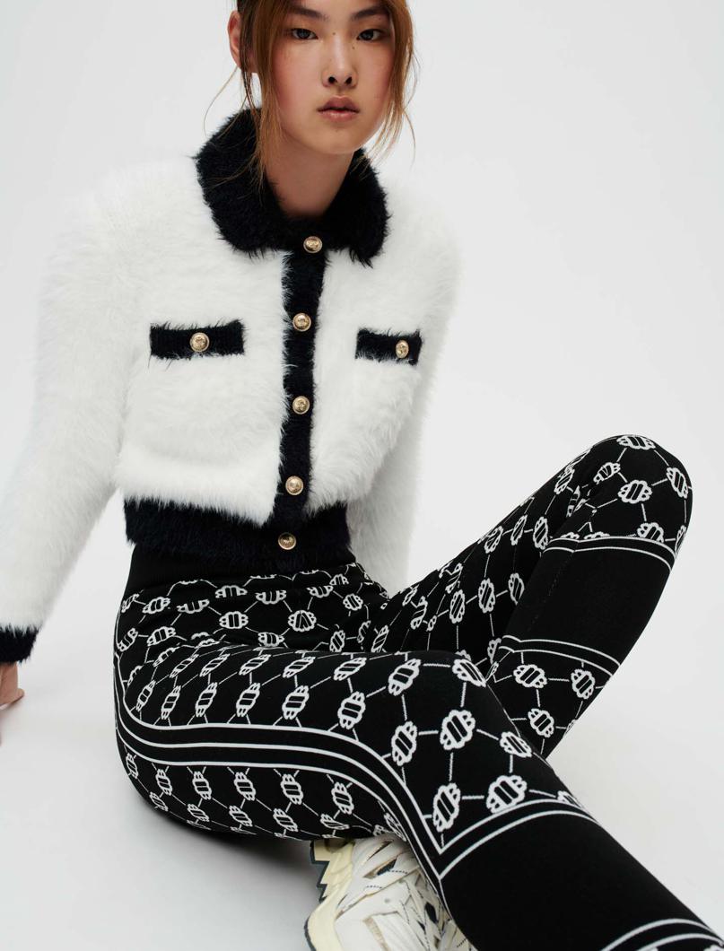 PANTS - BLACK / WHITE