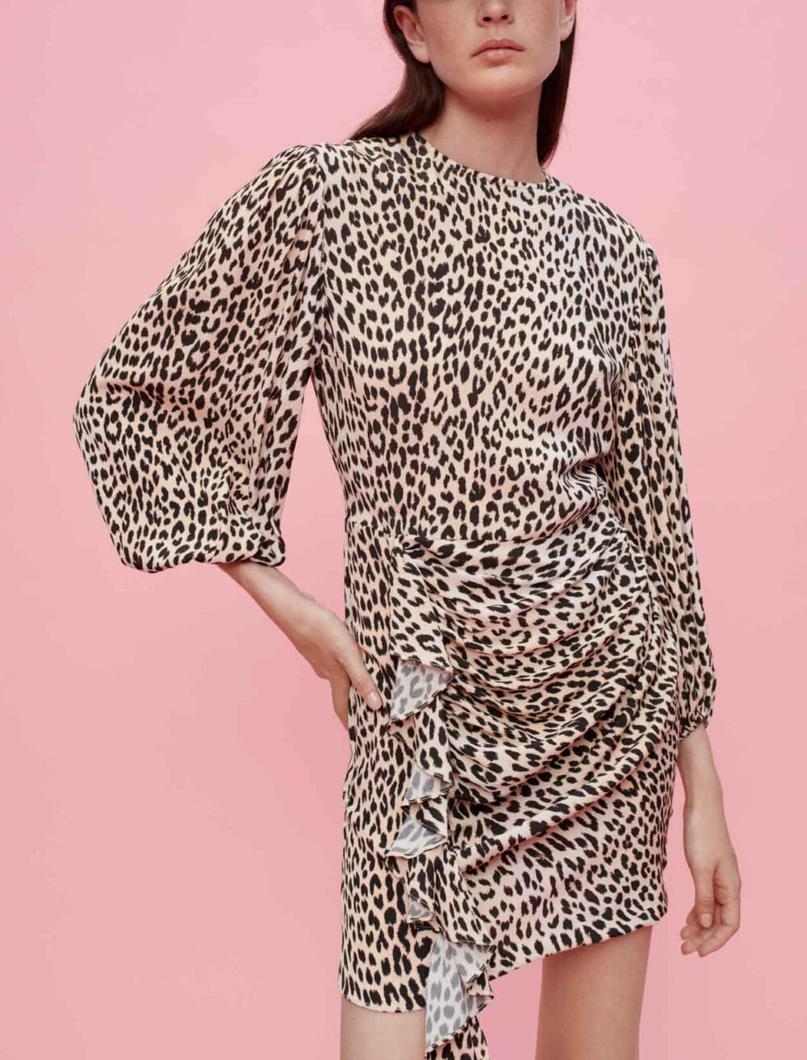 DRESS - LIGHT LEOPARD