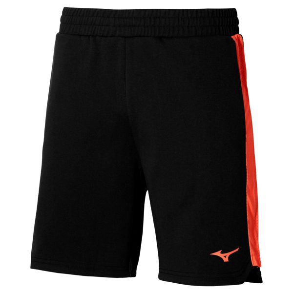 SPORT PANTS - BLACK/NASTURTIUM