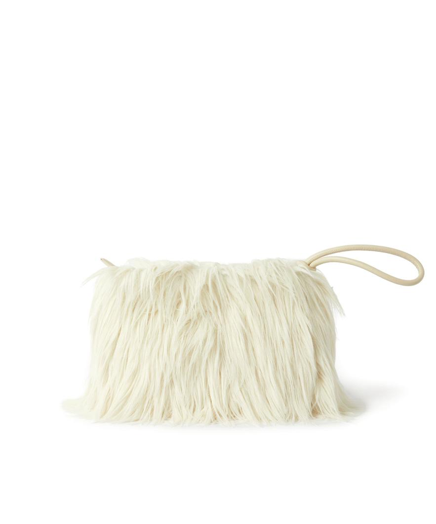 CLUTCH BAG - OPTICAL WHITE