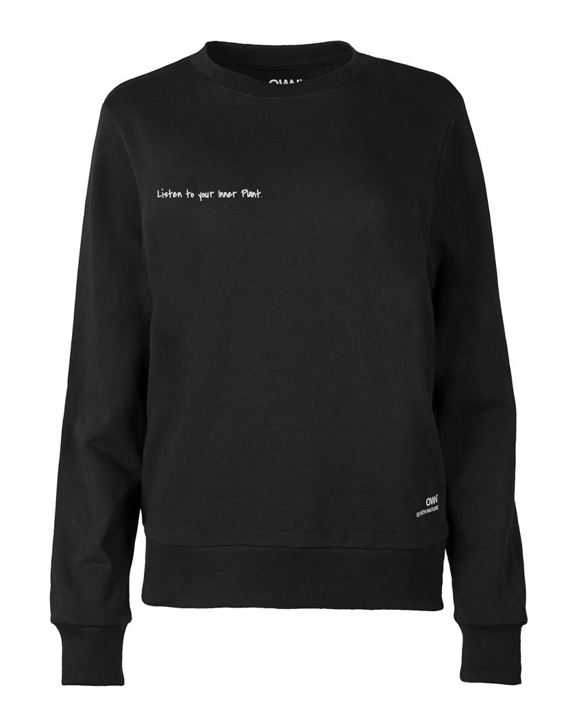 SWEATSHIRT - BLACK PRINTED L