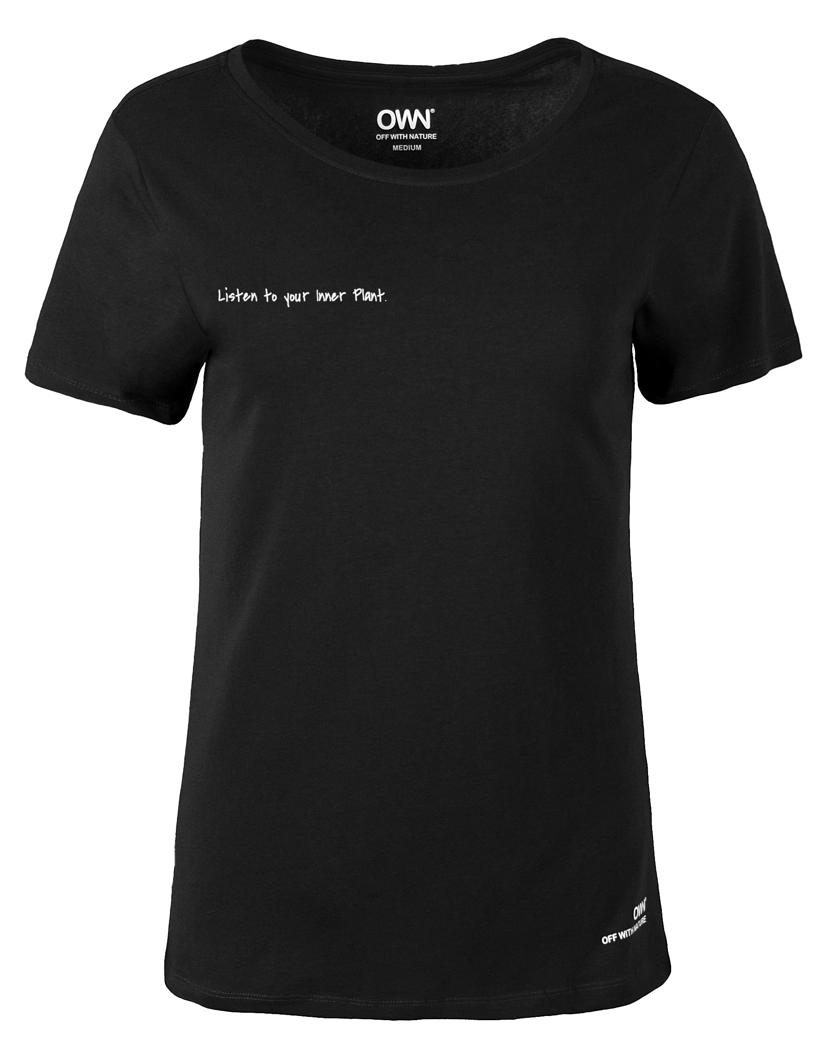 T-SHIRT - BLACK PRINTED L