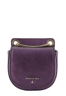 CLUTCH BAG - METAL VIOLET