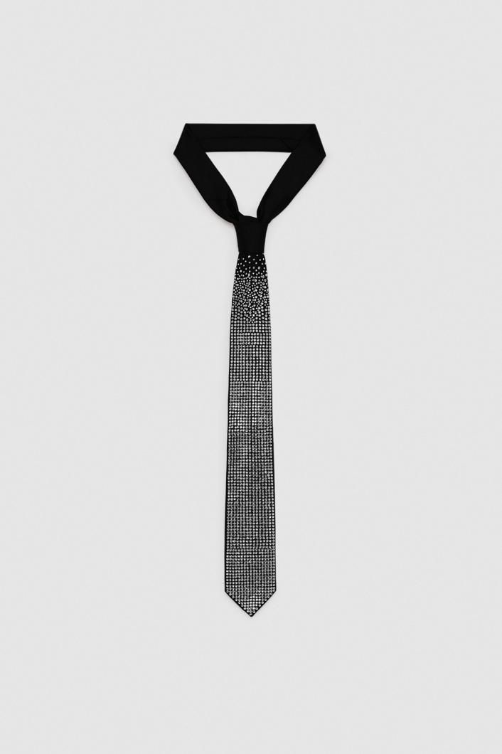 TIE - BLACK\SHINY CRYSTAL