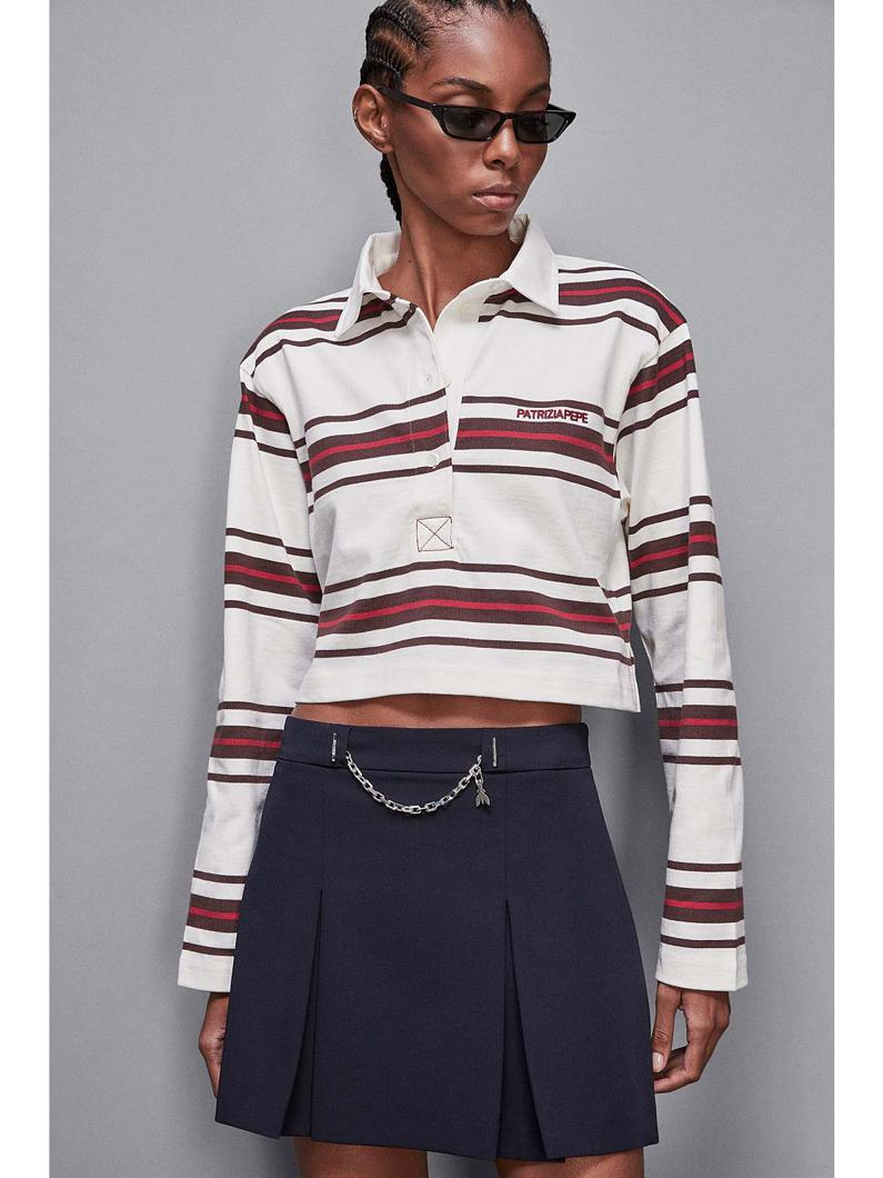 T-SHIRT LONG SLEEVE - CHOCO STRIPES