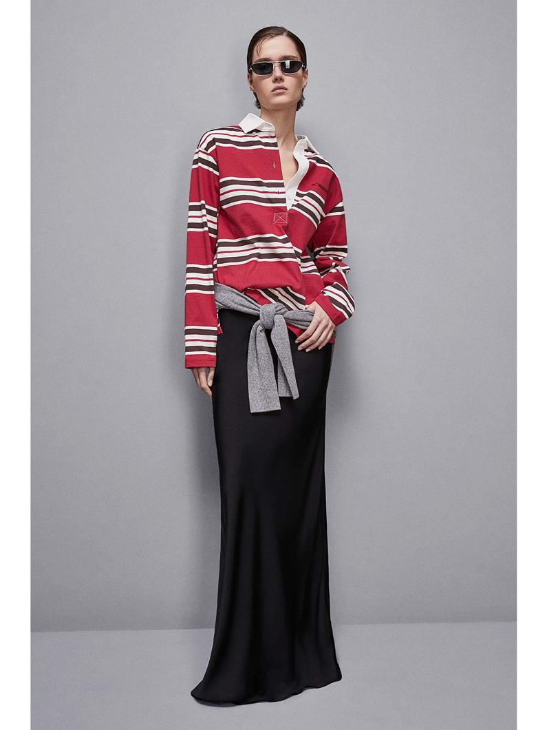 T-SHIRT - BORDEAUX STRIPES