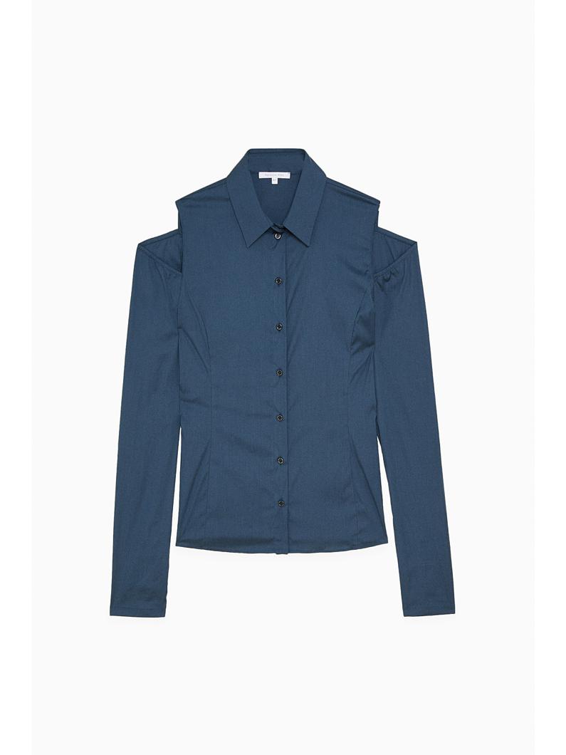 BLOUSE - PETROL BLUE