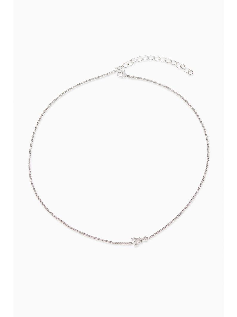 NECKLACE - SILVER/CRYSTAL