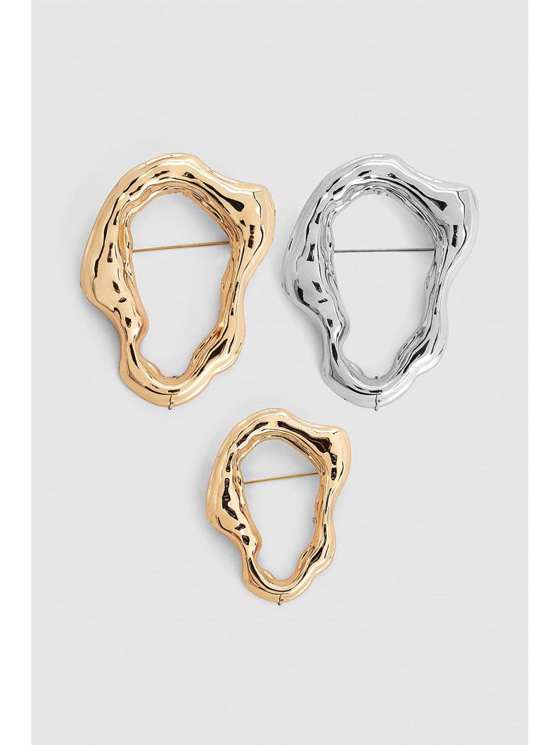 BROOCH - GOLD/SILVER