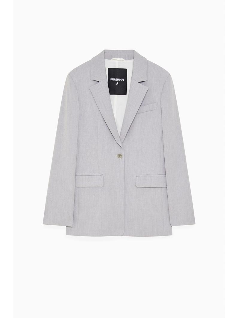 BLAZER - GRIGIO CHIARO MEL.