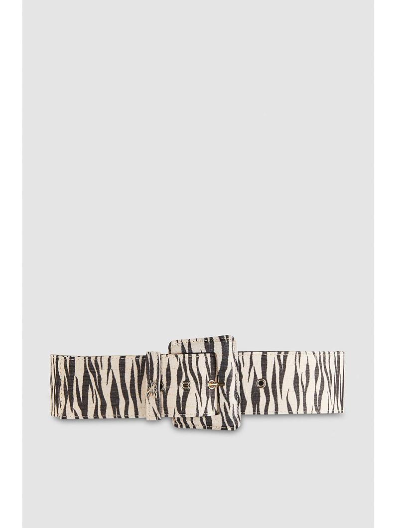 BELT - BLACK BEIGE
