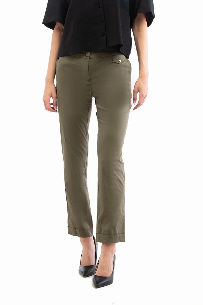 TROUSERS - DEEP KHAKI