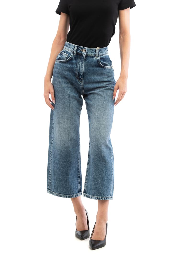 TROUSERS - MEDIUM BLUE WASH
