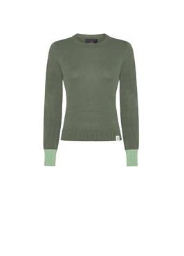 SWEATER - MANDARANCIO - CREMA D'ALBICOCCA