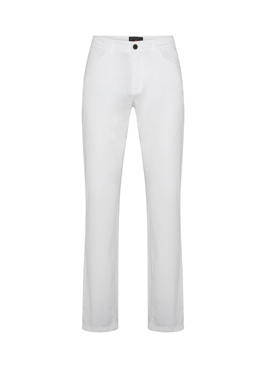TROUSERS - WHITE OFF WHITE