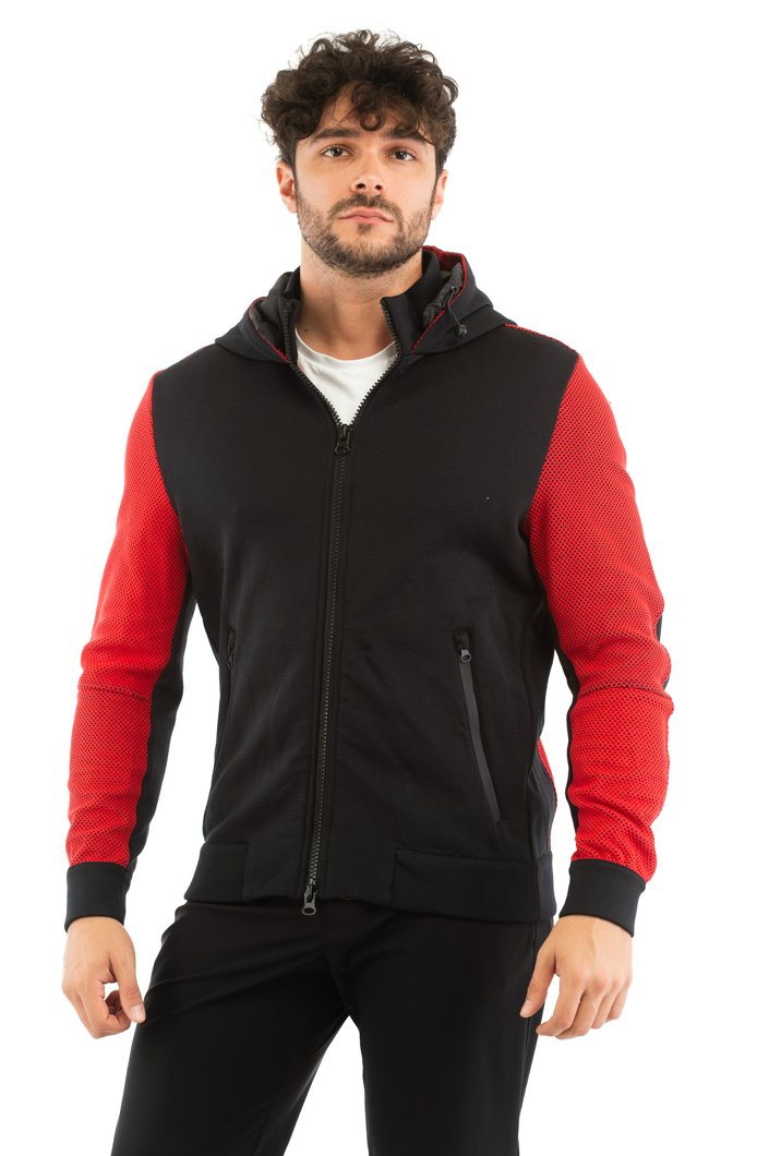 TRACK JACKET - ROSSO VIVO