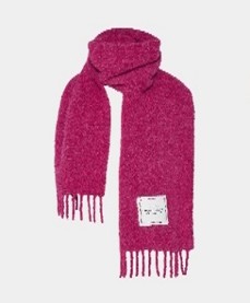 SCARF - MAISON/MOHAIR/FUCSIA