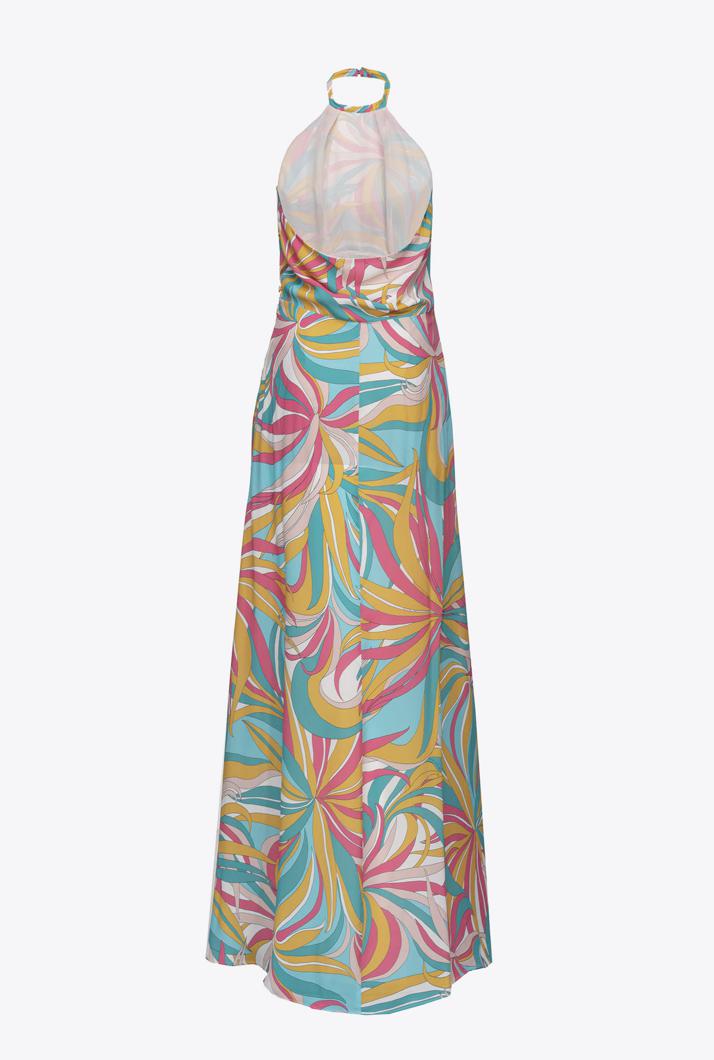 DRESS - MULTI. GREEN/YELLOW/PINK