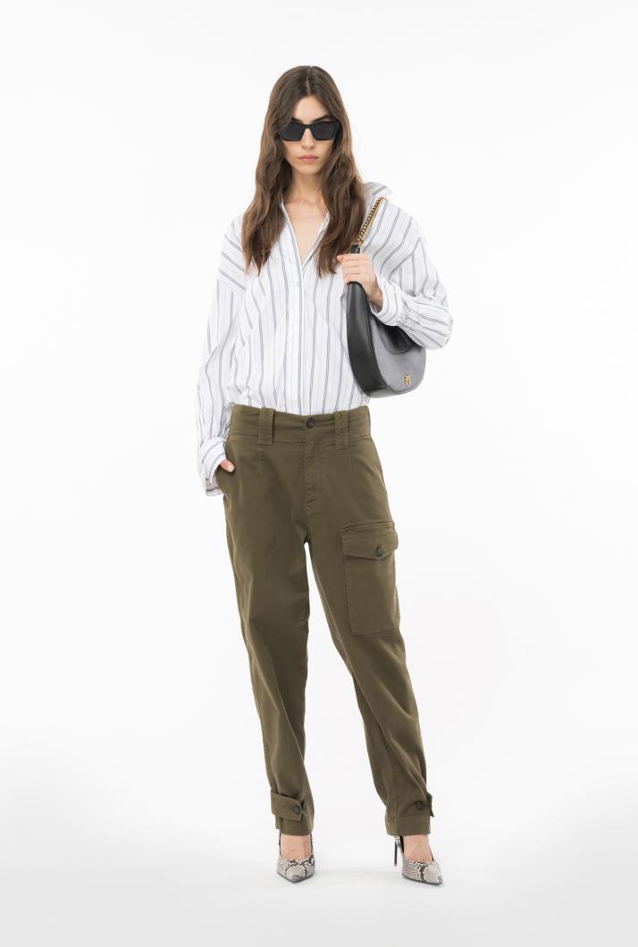 PANTS - DARK OLIVE GREEN