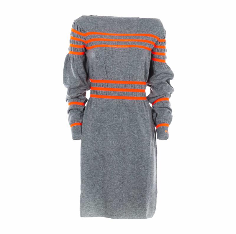 DRESS - GRGIO,ARANCIONE