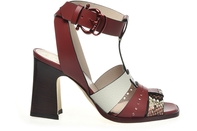 HIGH HEELS - SKY/HIDE/IVORY