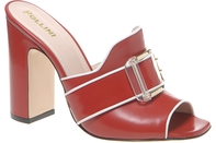 SANDALS - RED/WHITE