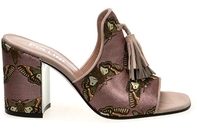 SANDALS - NUDE/NUDE/LINEN
