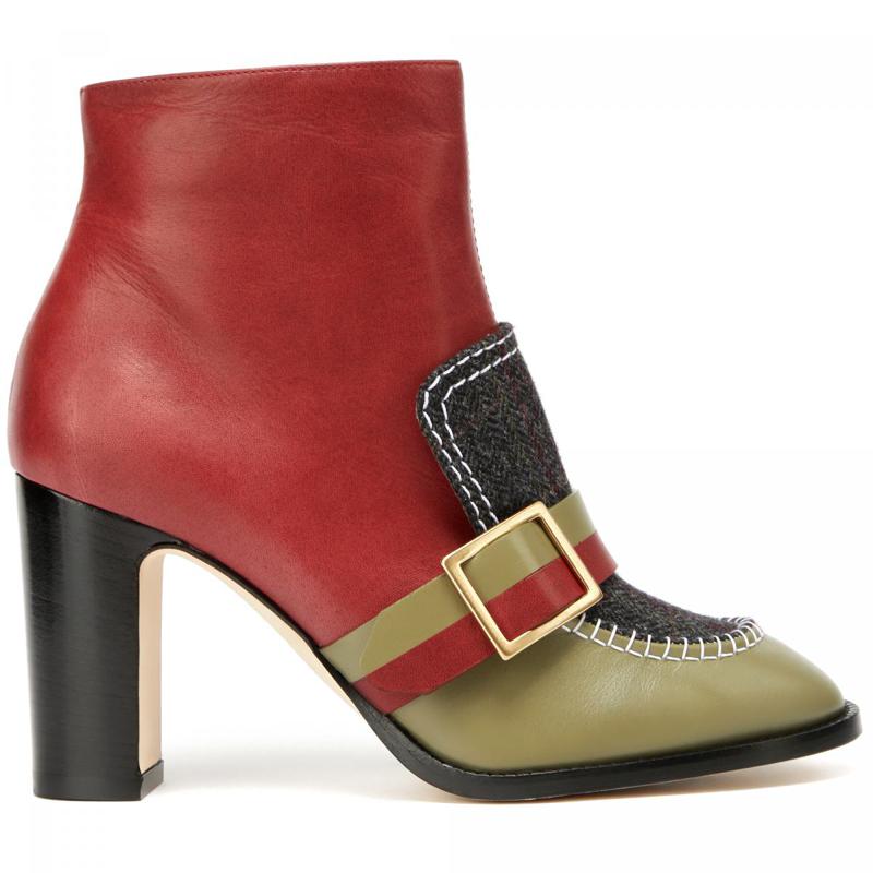ANKLE BOOTS - RUBY/RUBY