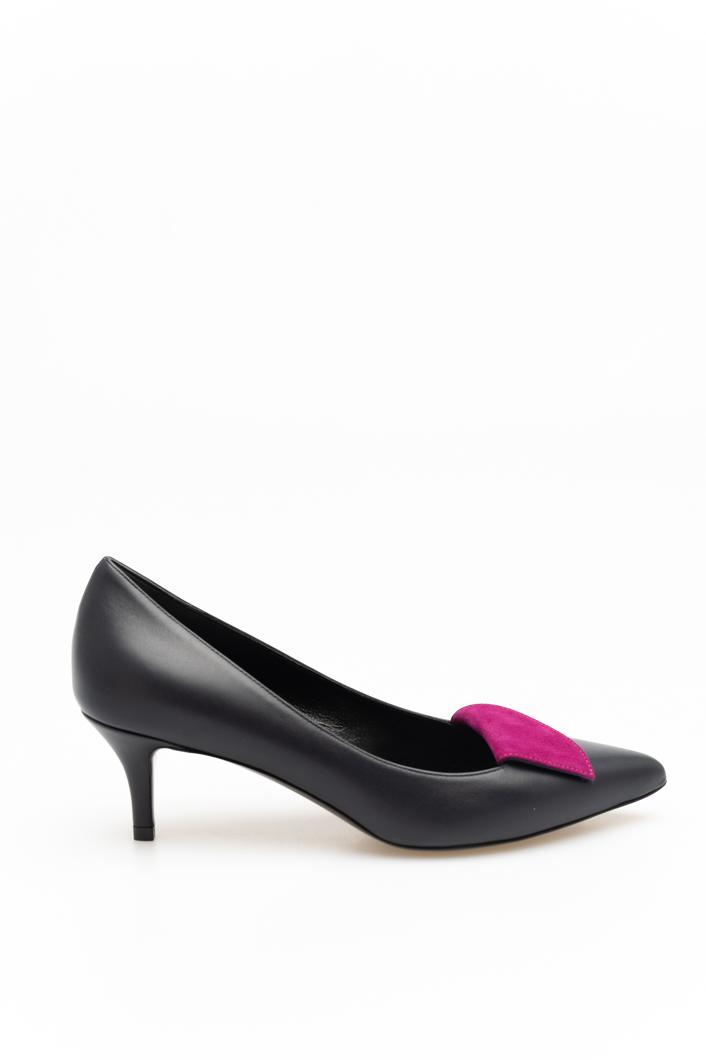 HIGH HEELS - NAVY/FUCHSIA