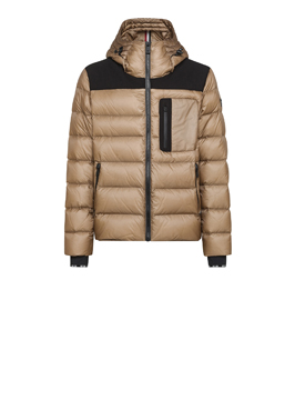 DOWN JACKET - CINCILLA/NERO
