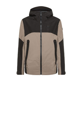 DOWN JACKET - CINCILLA/NERO