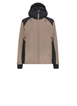 DOWN JACKET - CINCILLA/NERO