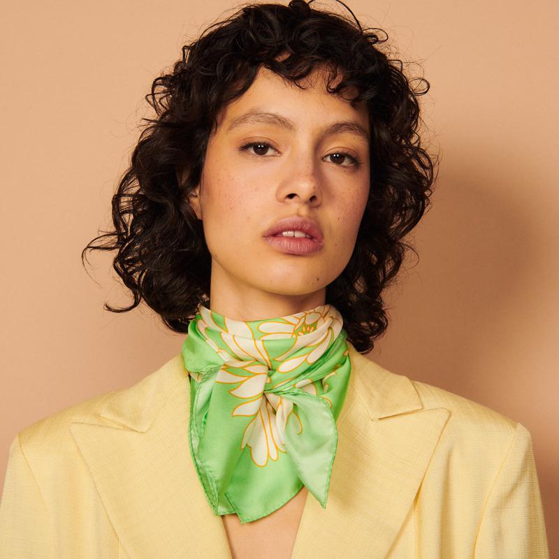 SCARF - GREEN LEMON