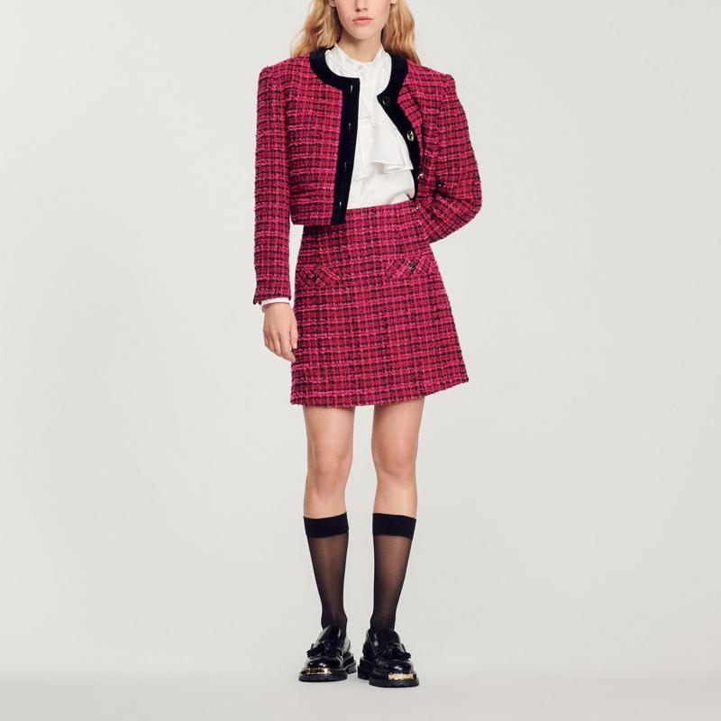 SKIRT - PINK / BLACK