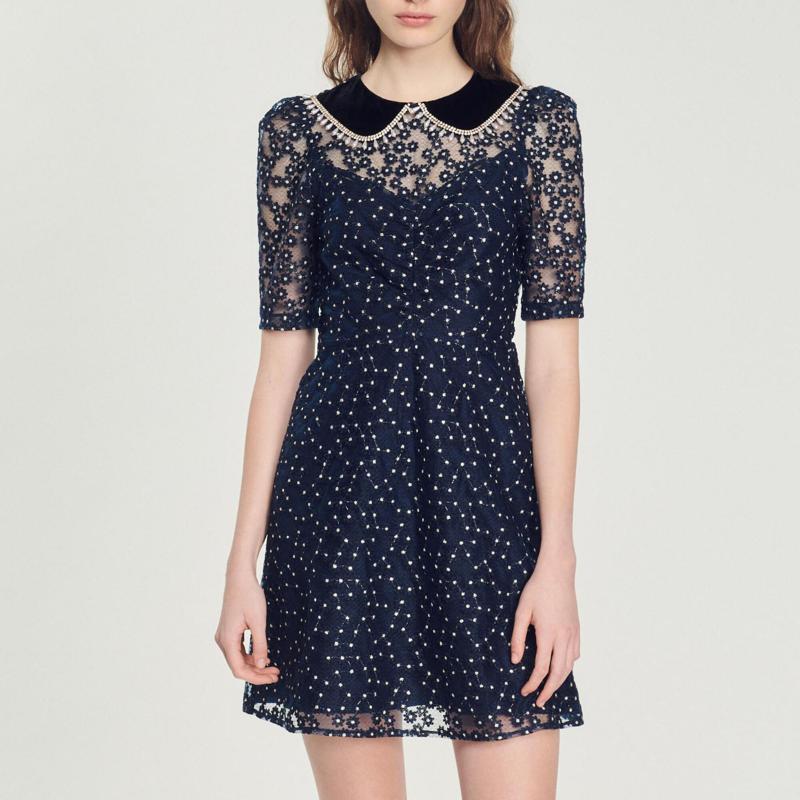 DRESS - NAVY BLUE