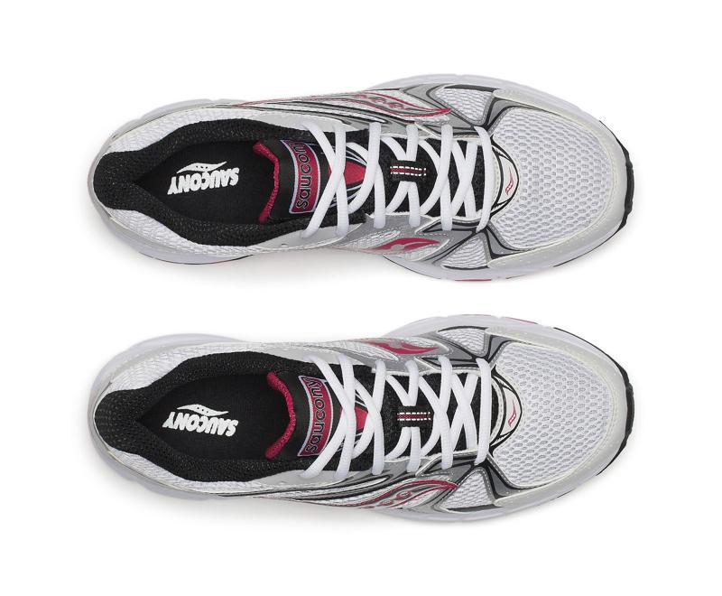 SNEAKERS - WHT/SILVER/RED