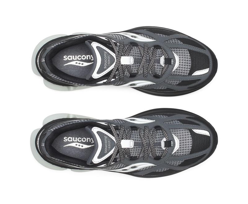 SNEAKERS - DARK GREY/SILVER