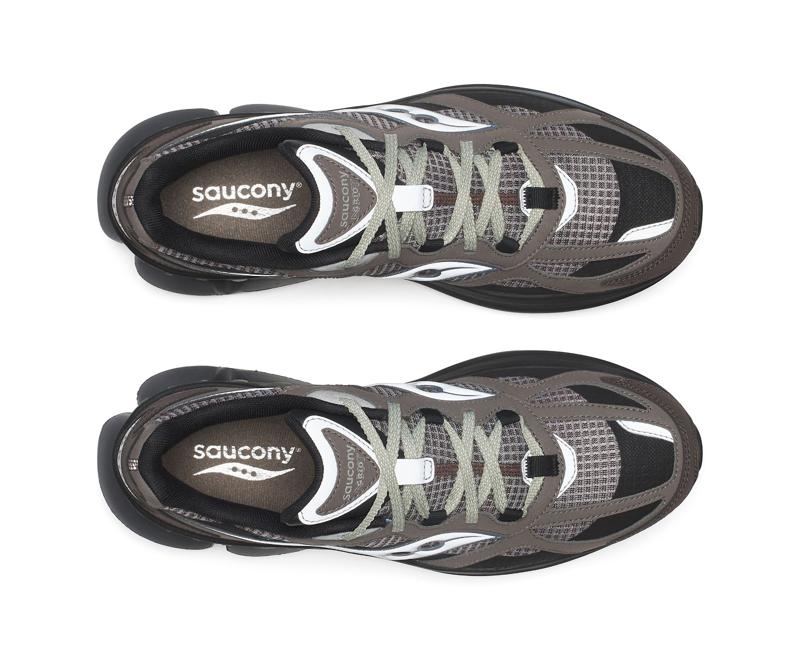 SNEAKERS - BROWN/SILVER
