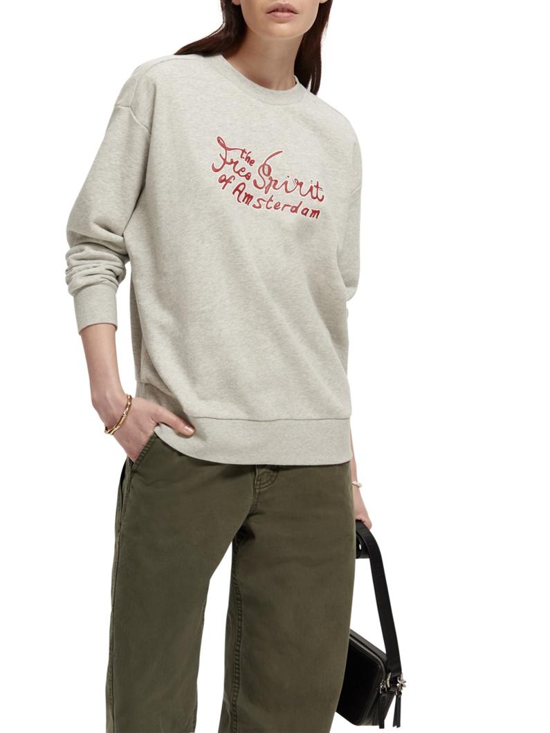 SWEATSHIRT - GREY MELANGE
