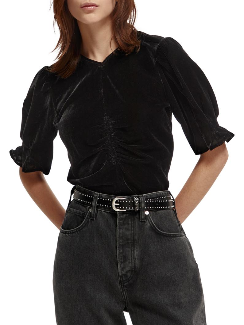BLOUSE - BLACK SKY