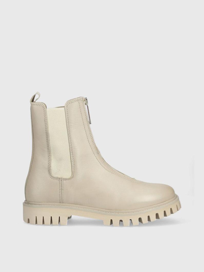 ANKLE BOOTS - BEIGE