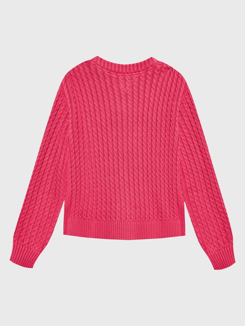 SWEATER - WASHED CRIMSON