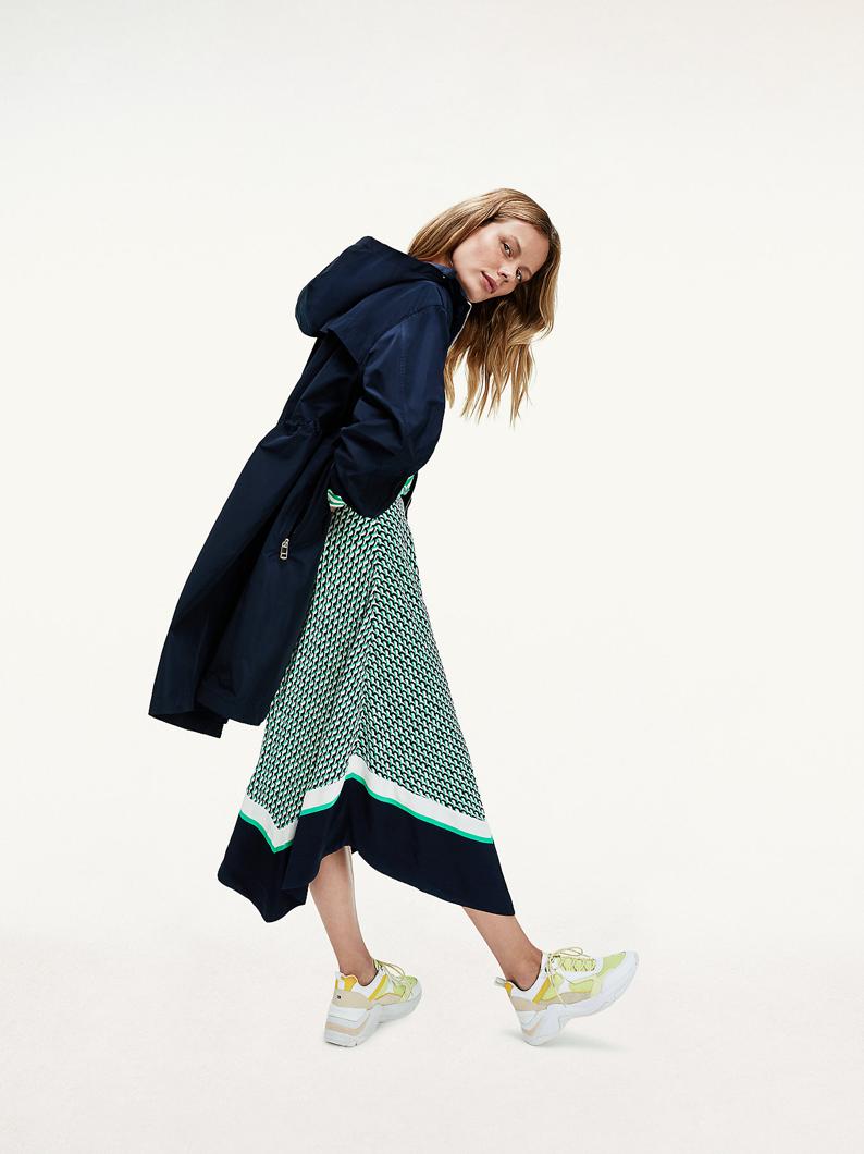 SKIRT - VERDE BIANCO NERO