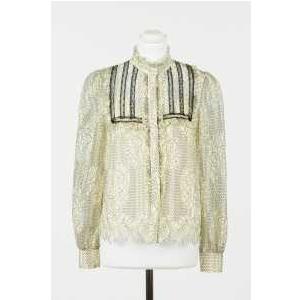 SHIRT - PIZZO BIC.AVORIO/NERO