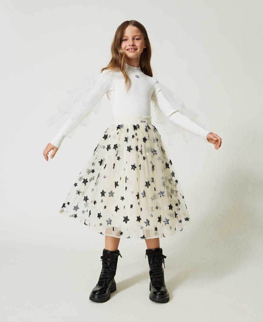 SKIRT - STELLE FONDO NEVE
