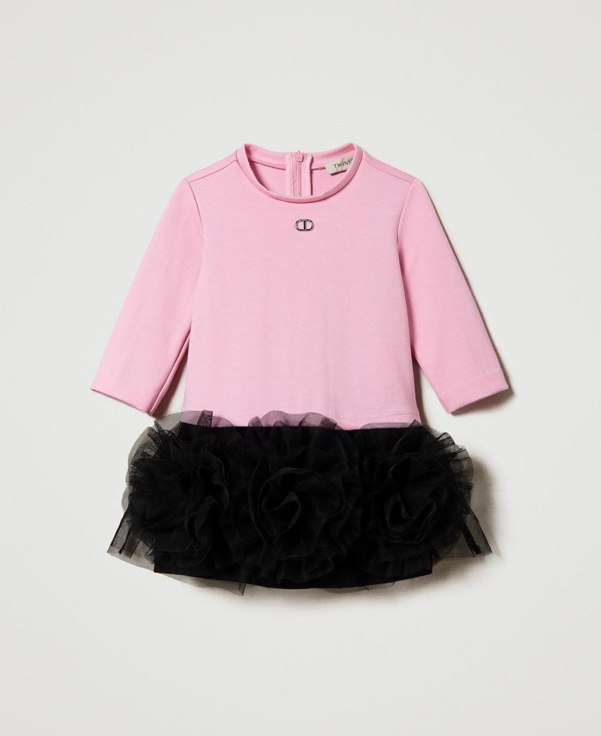 DRESS - BIC.LILAC ROSE/NERO